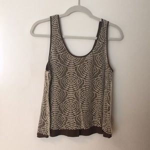 Lucca Couture Layered Tank Top, size L